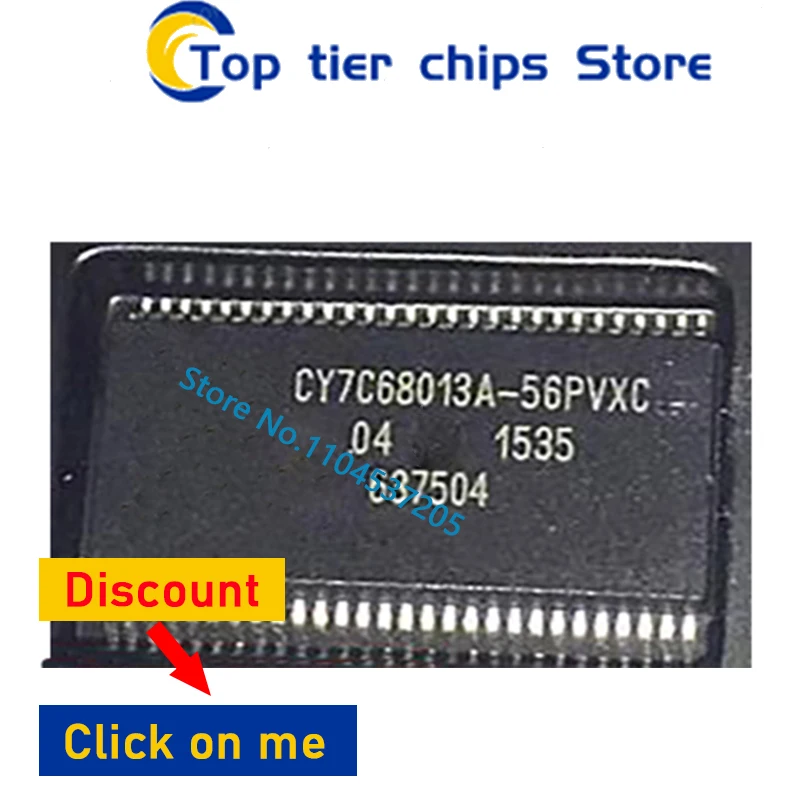 1PCS  CY7C68013-56PVC CY7C68013A56PVXC CY7C68013A-56PVXC CY7C68013A SSOP-56 CY7C68013A-128AXC CY7C68013A-128AXCI