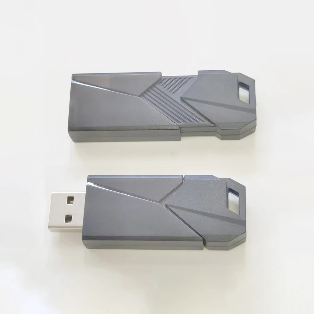 10Pieces No logo plastic Push pull type USB Shell they suitable for general PCBA board It is no USB no memory chip