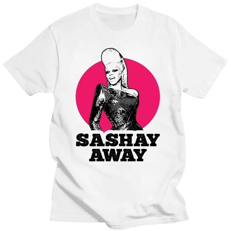 RUPAULS DRAG RACE SASHAY AWAY RU PAUL QUEEN SLOGAN MENS WOMENS T-SHIRT