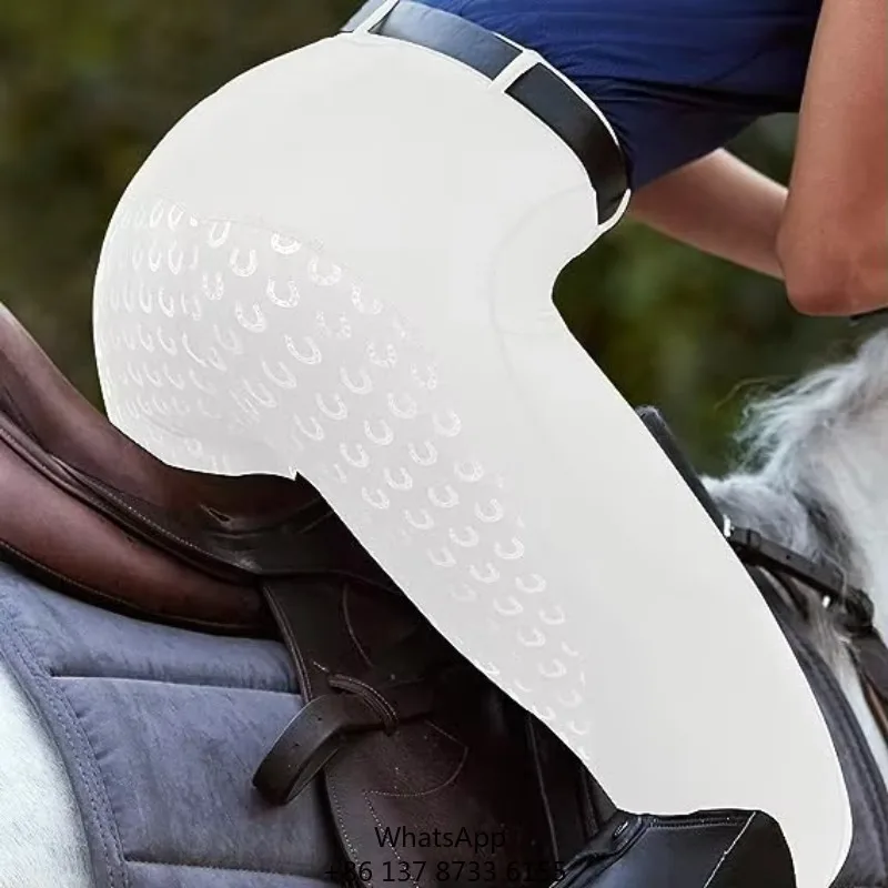 

Women's Horse Riding Pants Equestrian Knee Breeches Patch Schooling Tights Jodhpur Style Made Spandex Polyester Training Tights