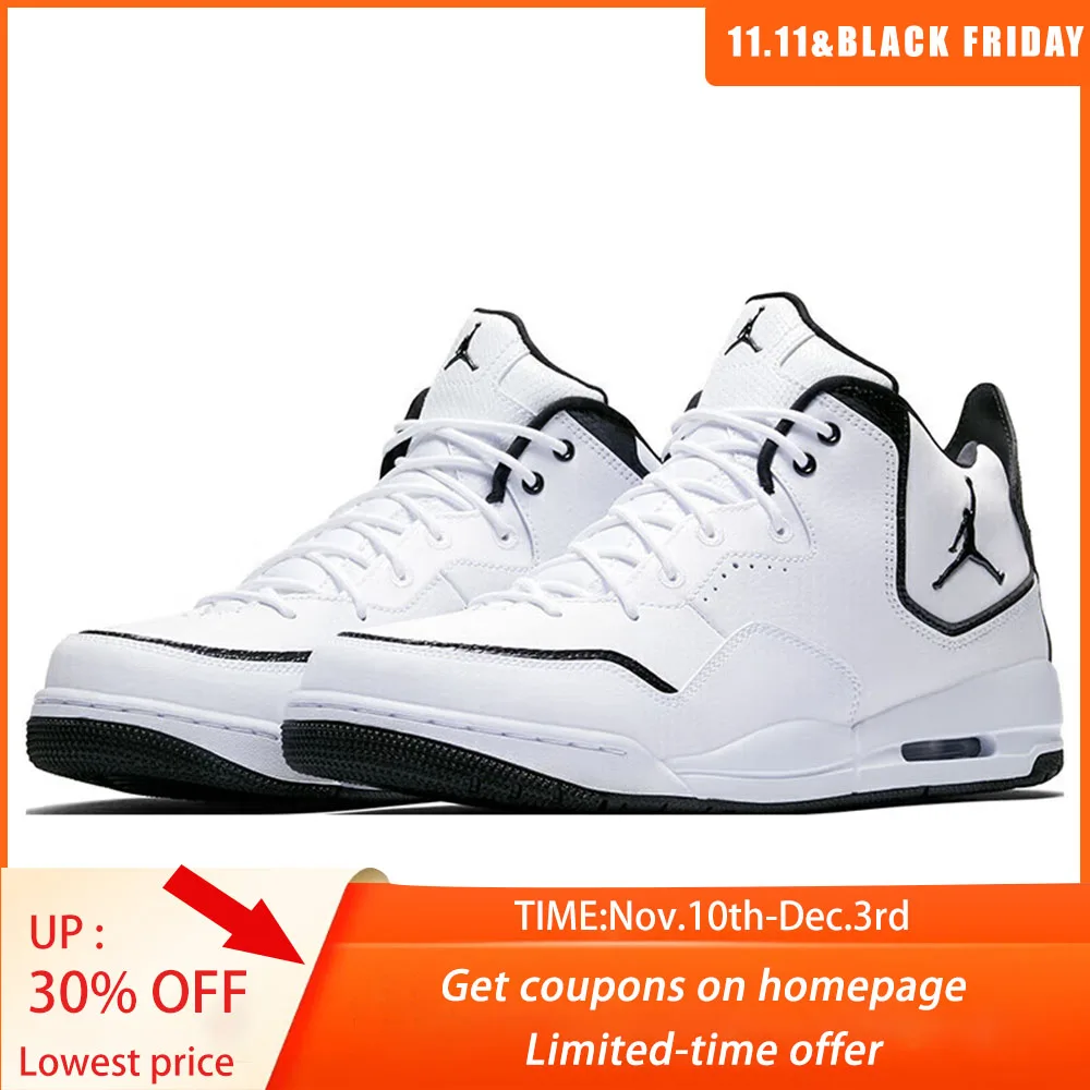 

Мужские баскетбольные кроссовки Nike Jordan Courtside 23, средние кроссовки в стиле ретро AR1000-100, универсальная и прочная белая нескользящая повседневная обувь