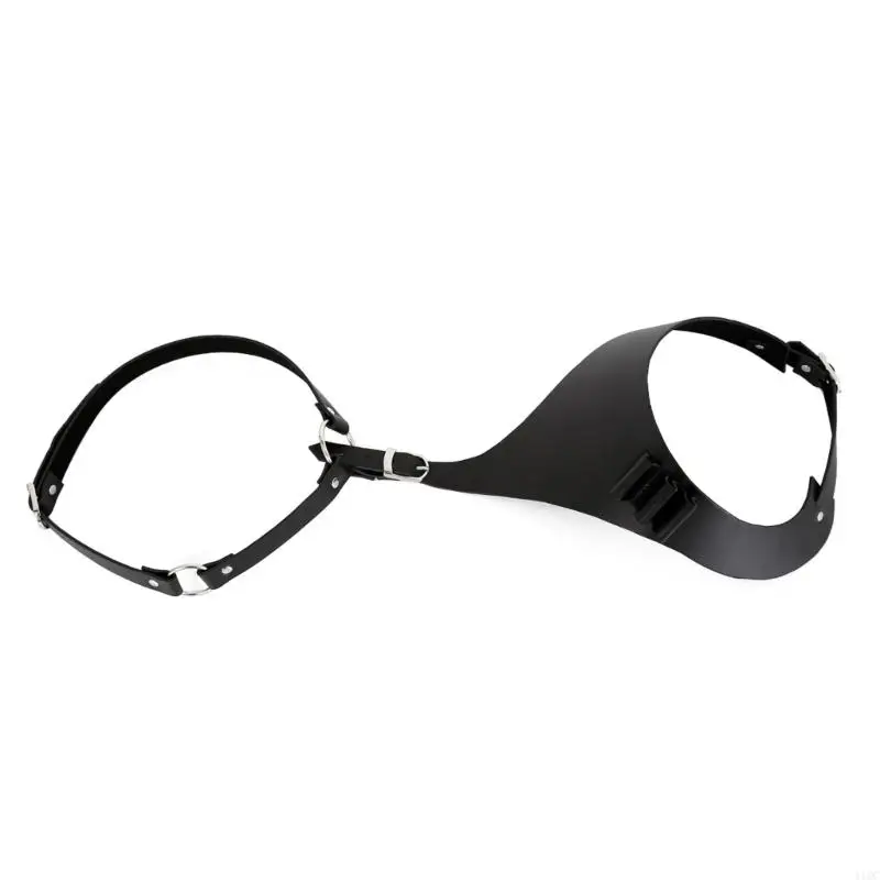 Costume da gioco ruolo per spettacoli in discoteca con cintura in pelle PU da uomo in stile gotico 2025