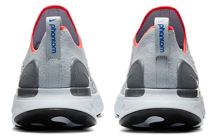 Nike React Phantom Run Flyknit 2 Pure Platinum Flash Crimson CJ0277-007