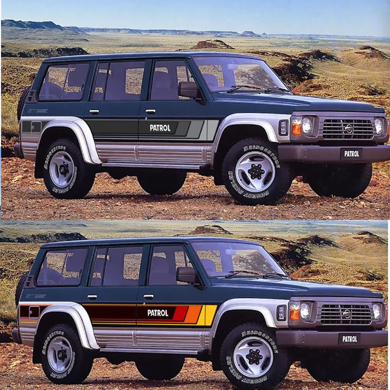 

Car Vinyl Stickers For TNissan Patrol Y60 modification customized Fashion sports decals