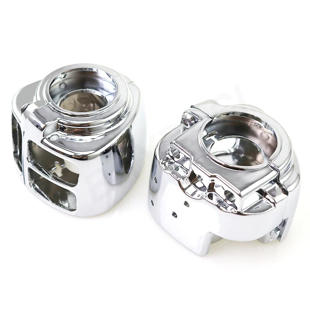 Chrome Switch Housing Covers For Harley Dyna Softail Wide Glide Fatboy Sportster XL 883 1200 1996-2006 2000 2001 2002 2003 2004