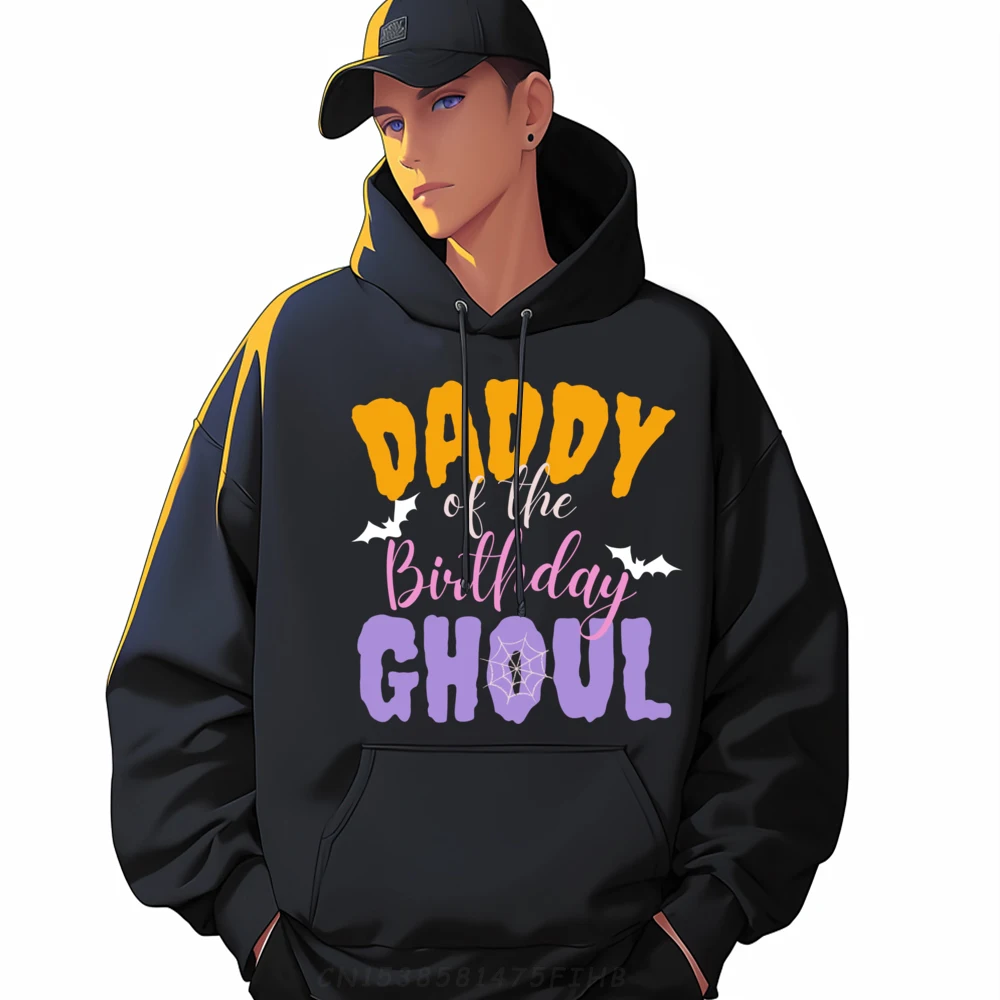 Daddy Of The Birthday Ghoul Ghost Halloween Costume Party Camisetas Men's Shirt Classic