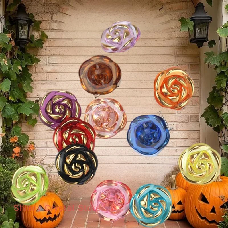 Units Rose Flower Buttons Acrylic for Sweaters, Shirts and DIY Crafts