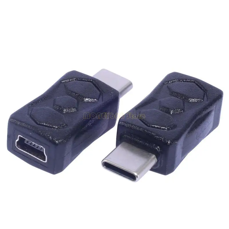 แท็บเล็ตสมาร์ทโฟนสมาร์ทโฟน F62C อะแดปเตอร์ Mini USB หญิงเป็น Type C Male Converter
