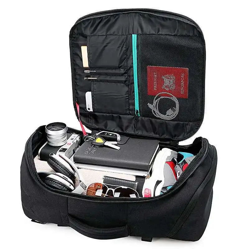 

Classic Travel Backpack Men Business Laptop Backpack Large Capacity Fashion Weekend Overnight Back Pack with Shoe Pocket
