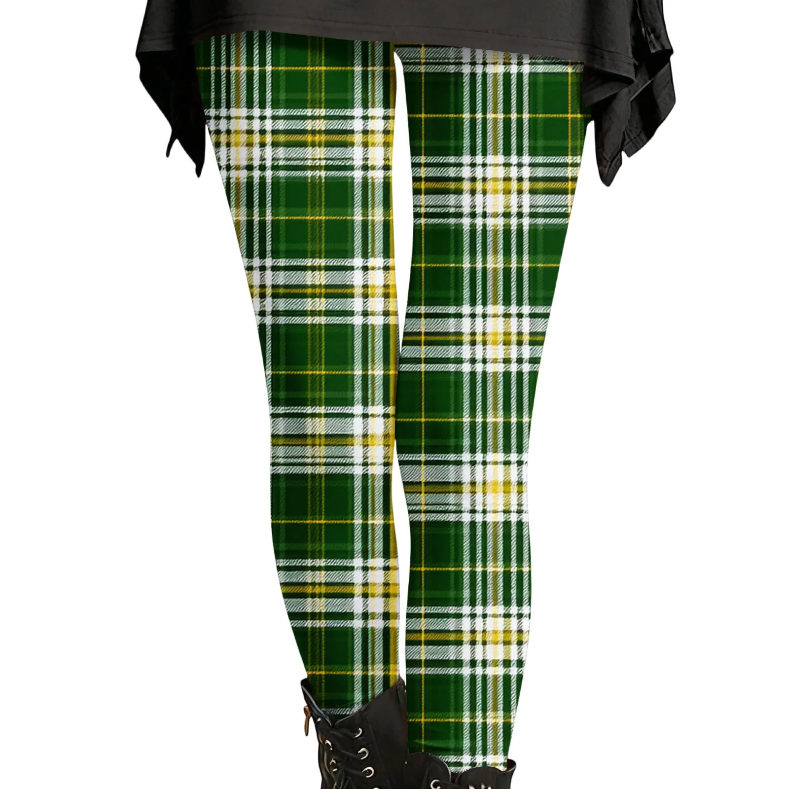 ใหม่เลกกิ้งพิมพ์ลายวันเซนต์แพทริคสำหรับสุภาพสตรี กางเกงโยคะแฟชั่นสำหรับผู้หญิง ฤดูใบไม้ผลิ ฤดูใบไม้ร่วง กางเกงลำลองสำหรับผู้หญิง