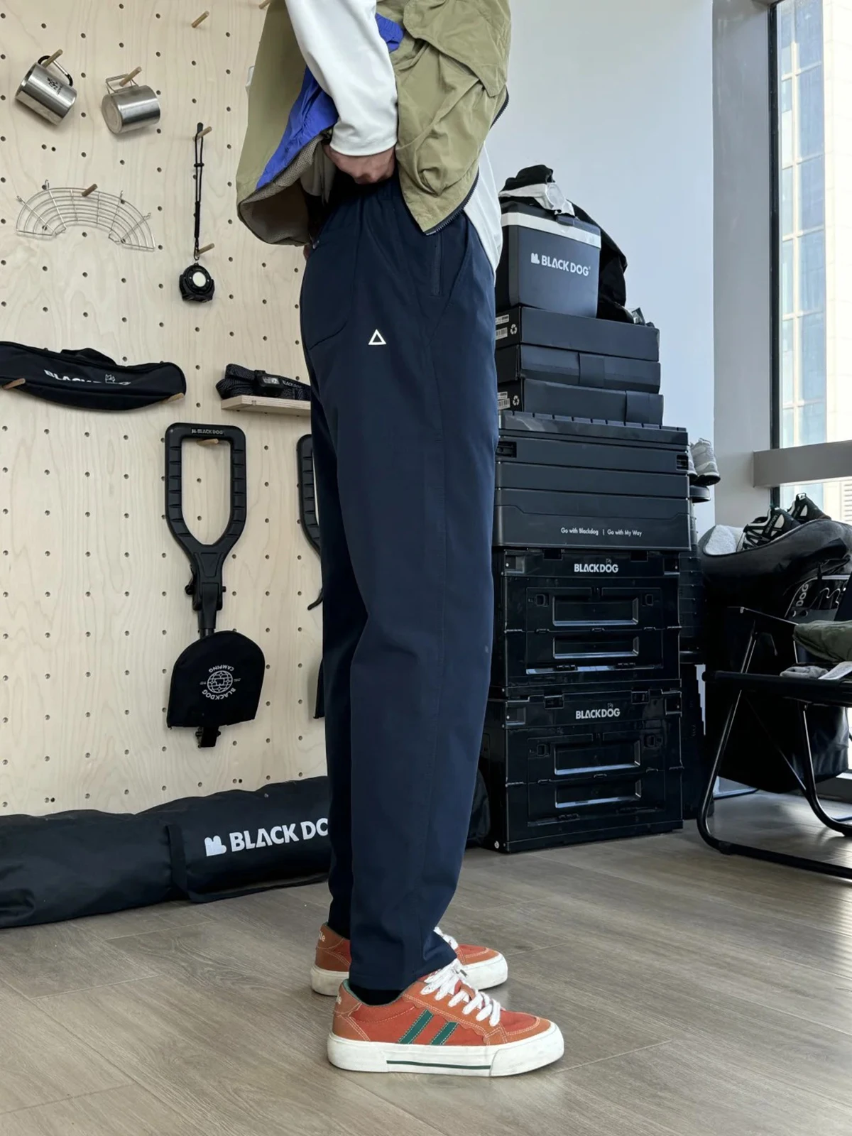 

Outdoor Sports Men's Dark Blue Pants Spring Clothing Hiking Mountain Climbing Windproof Waterproof American Style Casual Pants