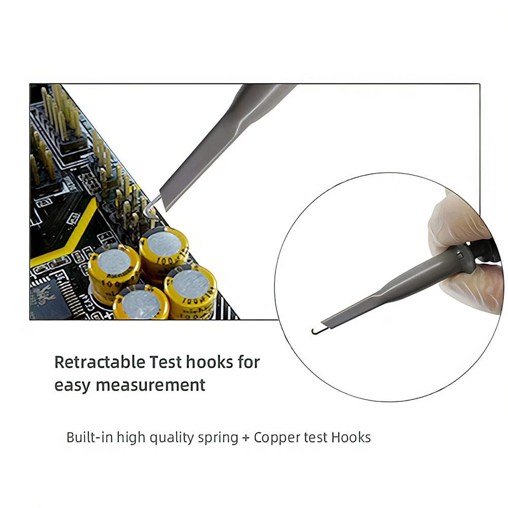 1pcs/2pcs P6100 BNC Oscilloscope Probe Kit 100MHz 1X 10X Mayitr High Precision Scope Analyzer Alligator Clip Probes Test Leads