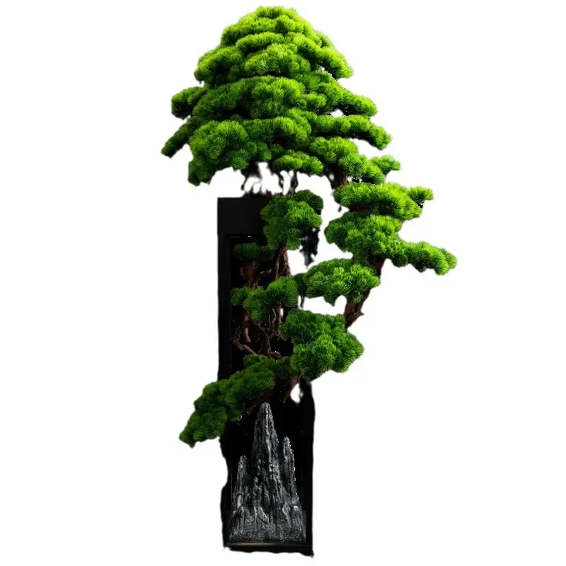 

Simulated welcome pine, living room, office ornament fake tree, hotel entrance, green plant decoration
