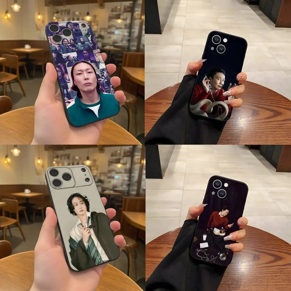 

Roh J-Jae W-Won For iPhone 17,16,15,14,13,12,11,Pro,Max,Plus Black Soft Cover Phone Case