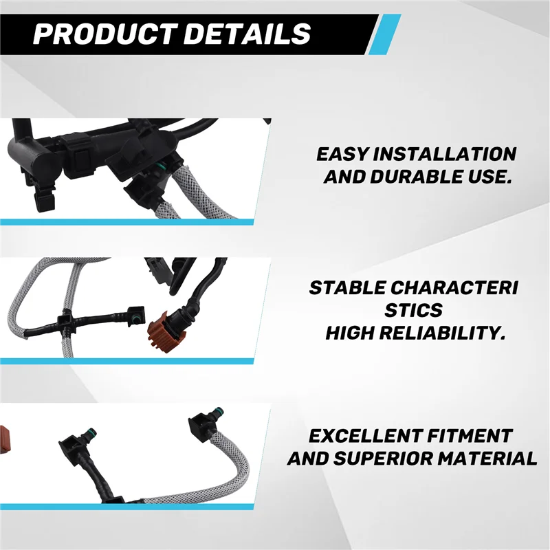 

B07A-Прочный 4M5Q-9K022-AF Переливная труба топливной форсунки для дизельного двигателя Ford FOCUS C-MAX