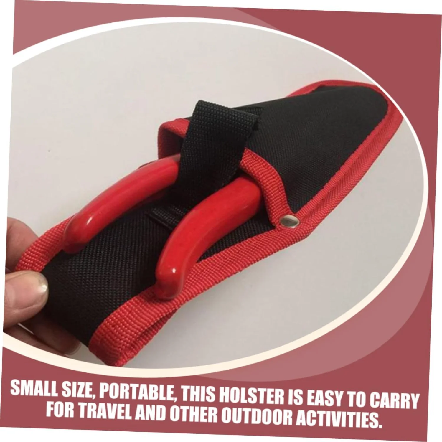 2pcs Tool Set Garden Pouch Pruner Case Hand Pruning Shear