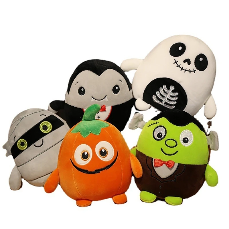 

Halloween Pumpkin Plush Pillow Cushion Soft Toy Home Decor Party Gift 16cm