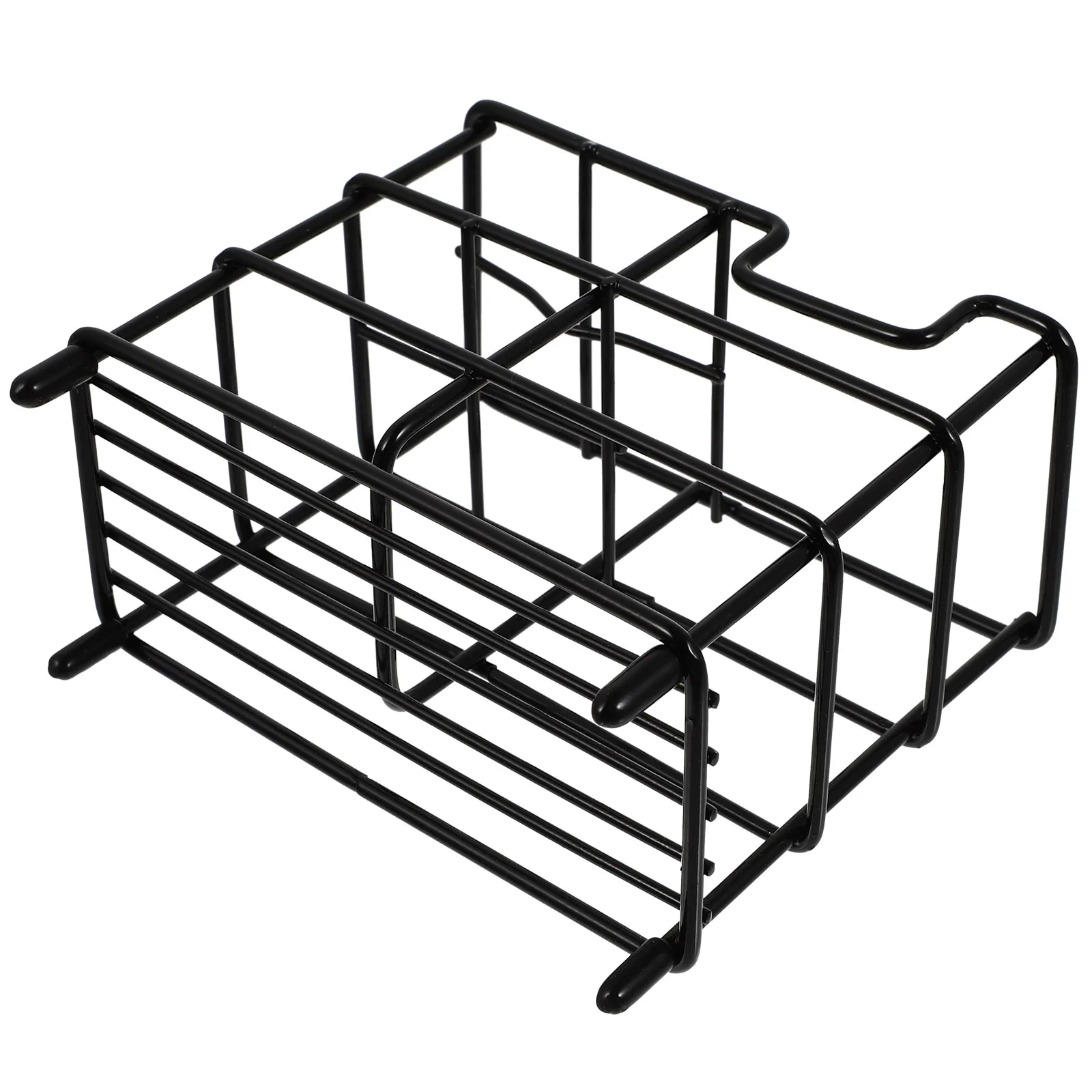 

Stainless Steel Holder Toothbrush Holder Wear Resistant Space Saving Elegant Toothpaste Rack Bathroom Supply