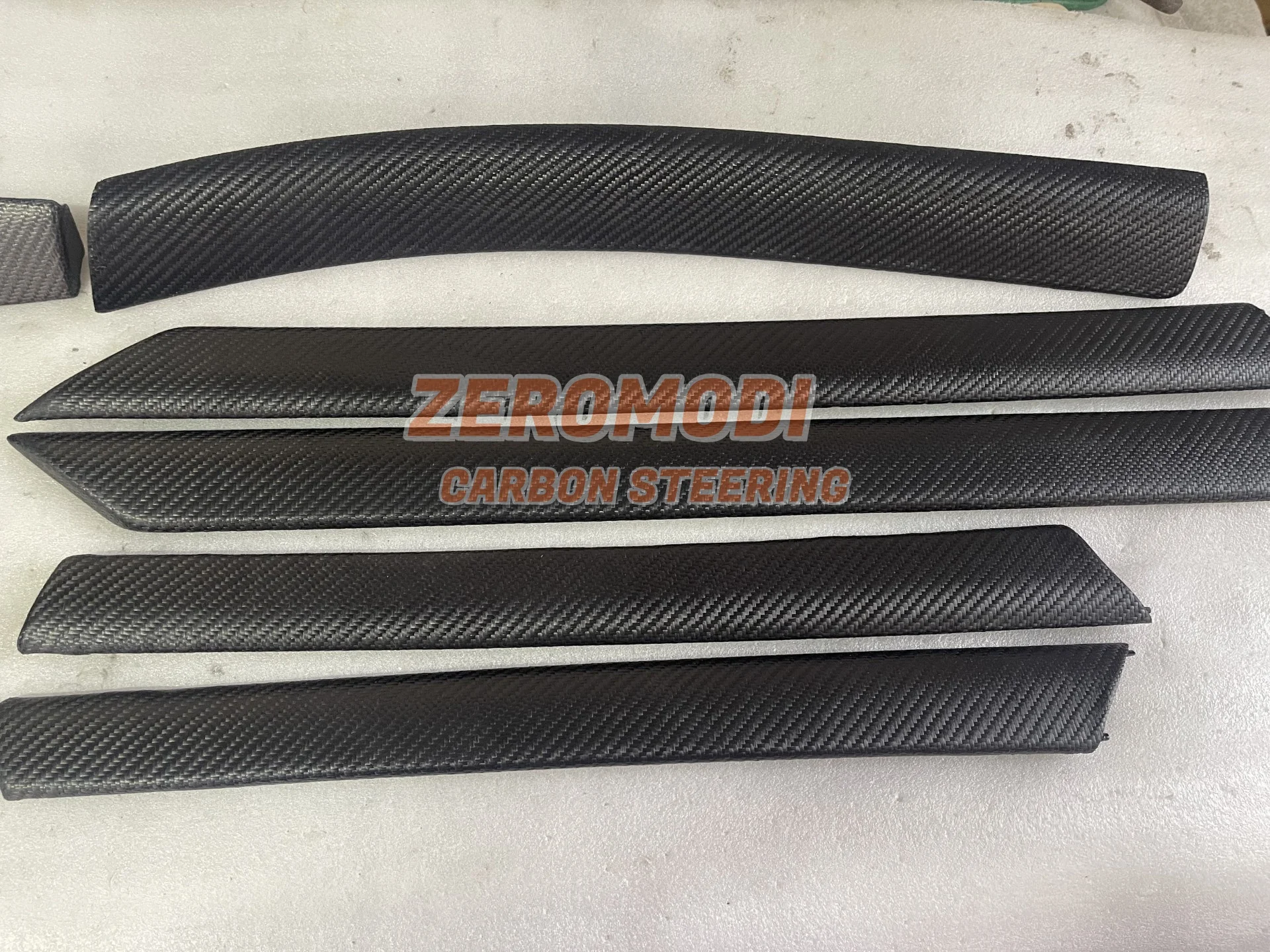 Real Carbon Fiber Interior Trim Center Console Door Sille for BMW E46 8 Pieces