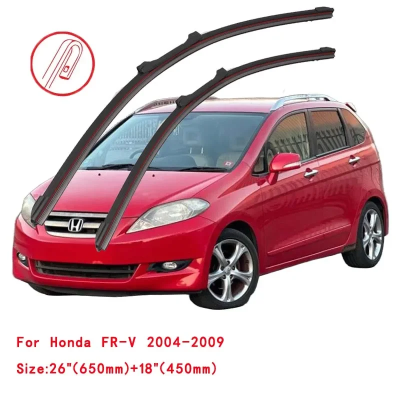 

For Honda FR-V FRV 2004-2009 Car Windshield Wiper Blade Front Windscreen Brushes Washer Accessories Window Cleaning Replacement