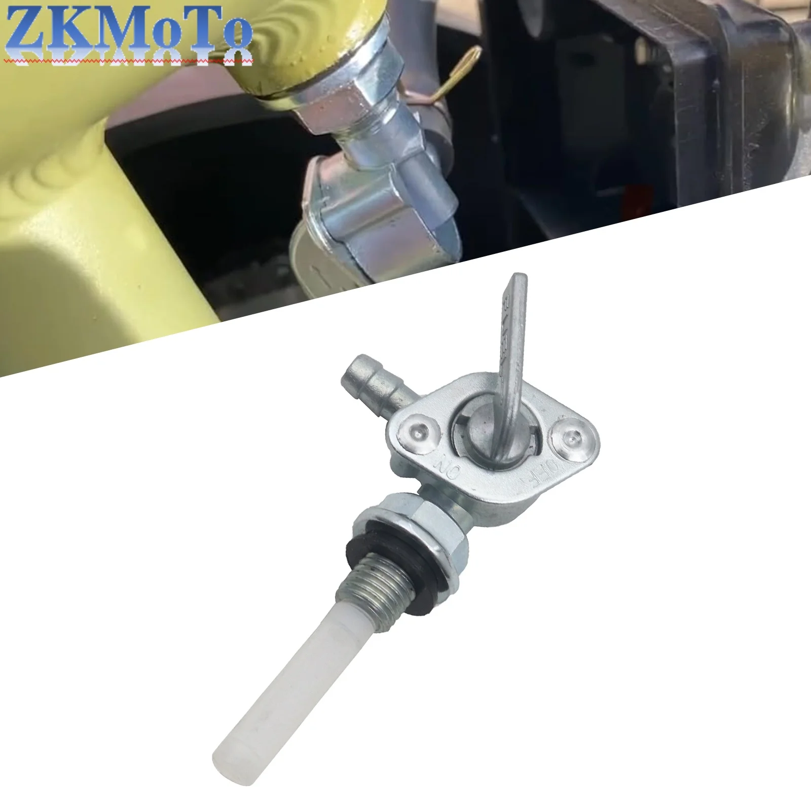 

M10x1.25 Motorcycle Gas Tank Fuel OFF/NO Switch For Yamaha Suzuki Honda CRF50 XR50 ATV 50cc 80cc 110cc 125cc 150cc Universal