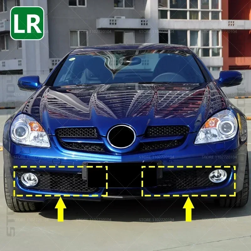 Voor 2009-2011 W171 Mercedes Benz SLK200 SLK300 SLK350 Front Lower Bumper Grille Mistlamp Frame Cover 1718800524 1718800624