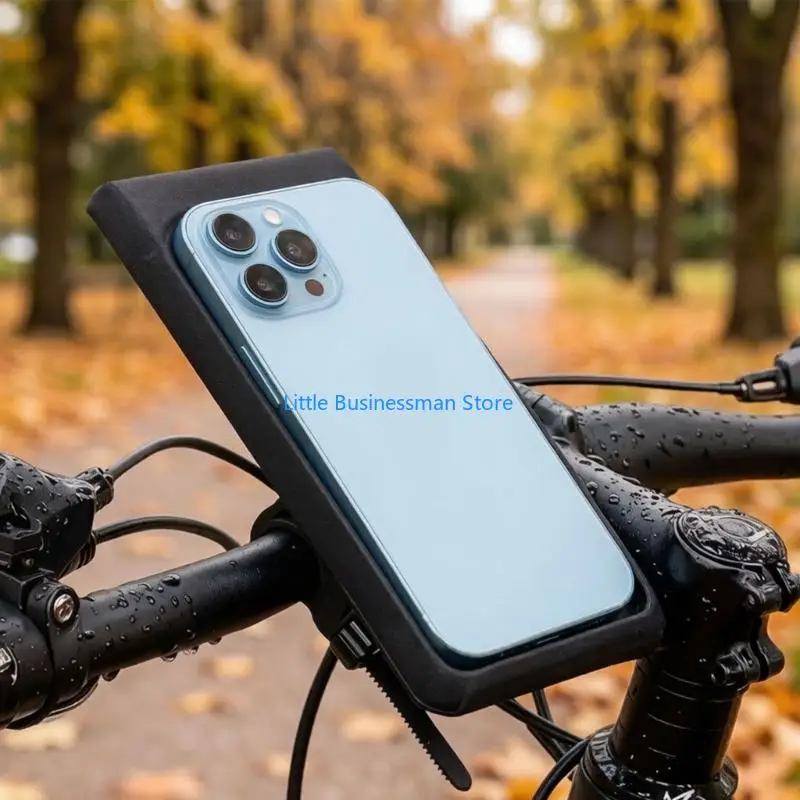 Verstellbare Fahrrad-Smartphone-Halterung, komplettes Drehsystem für 7-Fuß-Geräte M76A – Detail 8