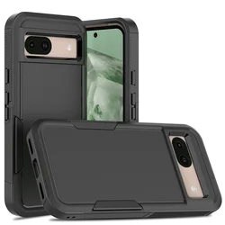 New Fashion Armor TPU/PC Case for Google Pixel 8A Hybrid Shell Dual Layer Strong Shockproof Protect Cover For Google Pixel 8 Pro