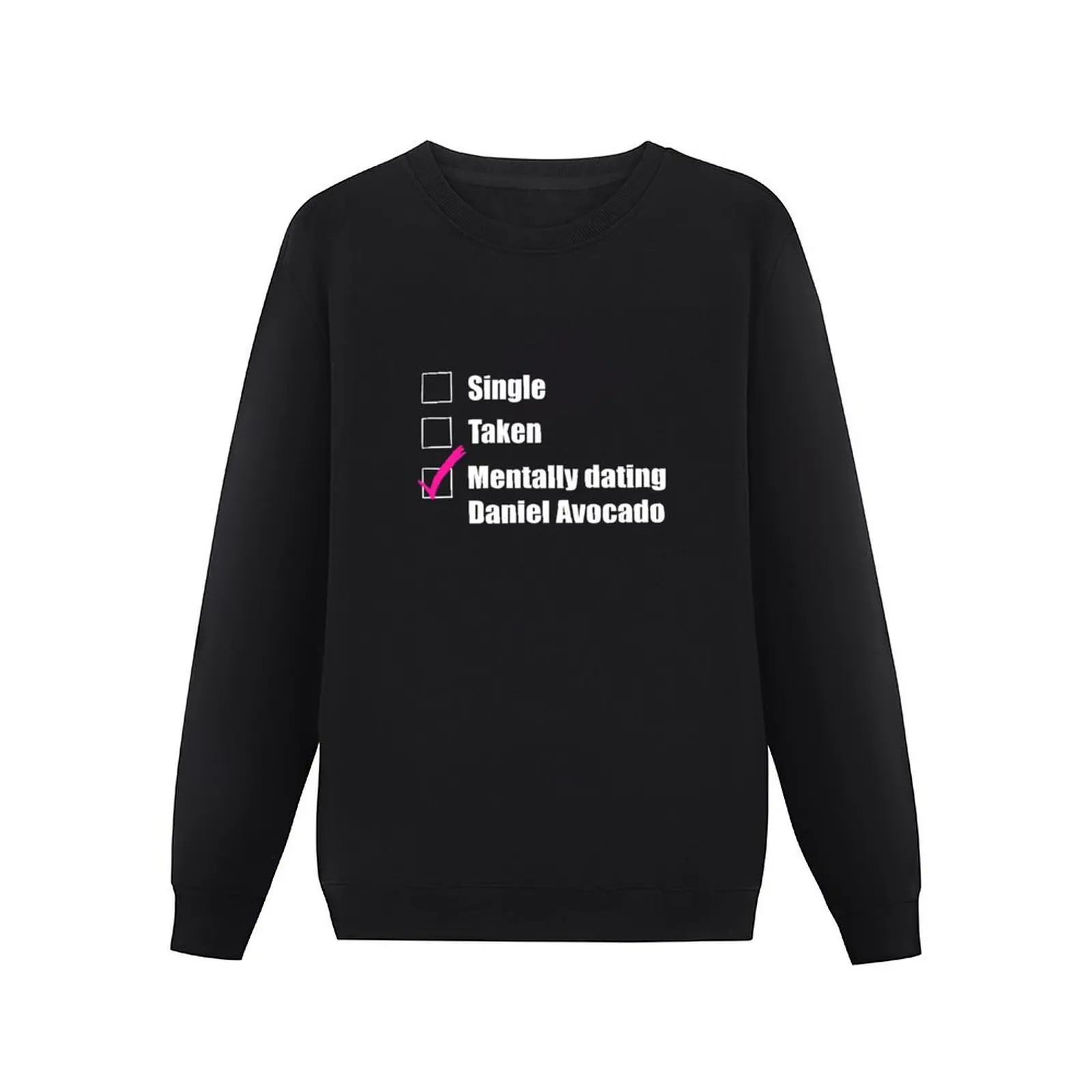 Mentally dating Daniel Avocado Pullover Hoodie korean style clothes autumn clothes aesthetic sweatshirts