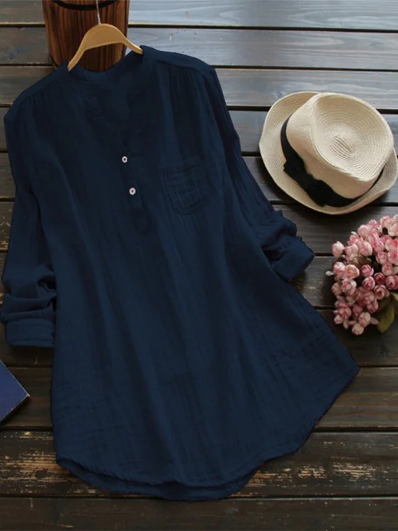 

Свободные длинные све irt f с открытым воротником Street Sle Свободный крой Longsved Повседневная женская коллекция премиум-класса Faion Spring