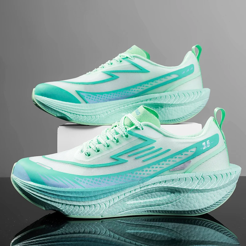 

Men's Running Shoes Race Sneakers Luxury shoes Off-road Shoes Cushioning Outdoor Jogging Mesh Breathable Trainer Couple Non-Slip