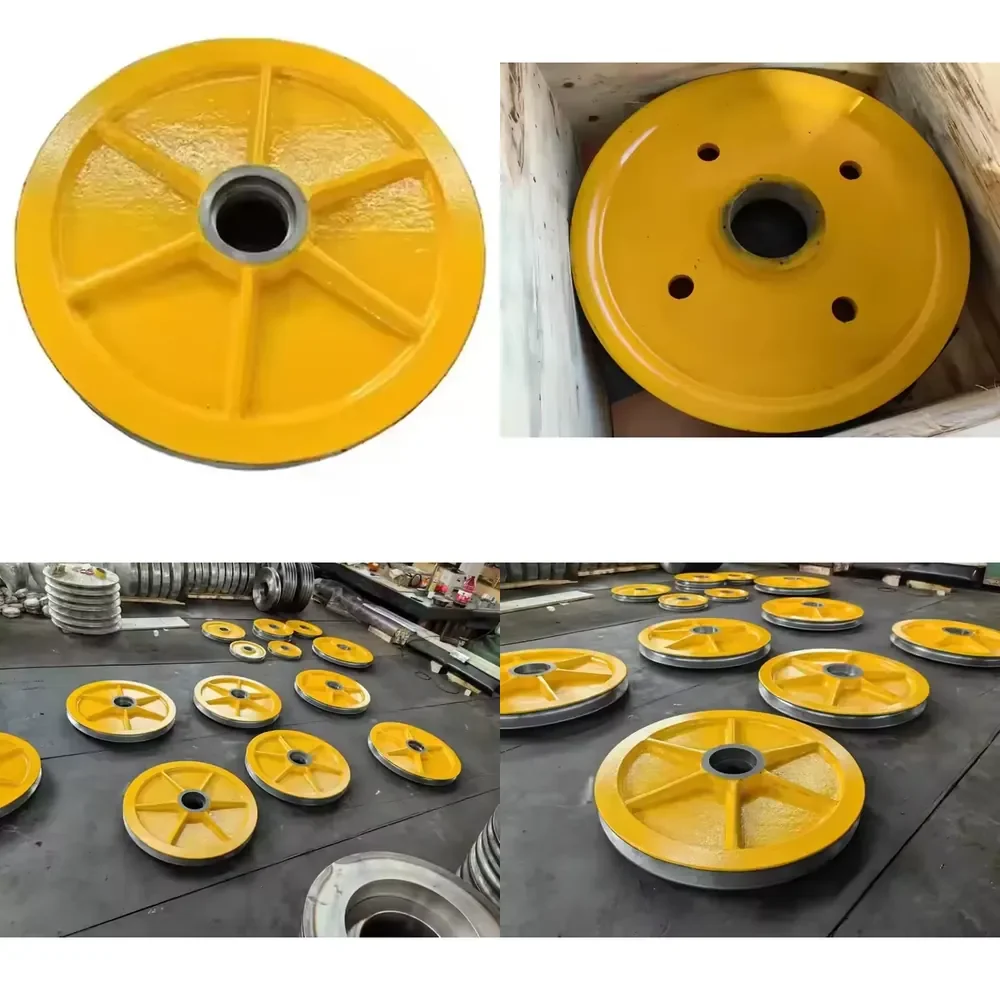 

Motor Belt Drive Wheel Sheave Pulley with Load Distribution for Lifting Equipment