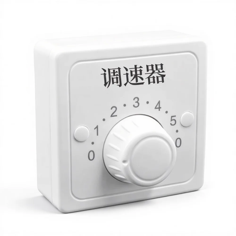 Capacitive Ceiling Fan Governor 5 Speed Control Switch Surface Or Concealed Mount Electric Motor Accessory Controller