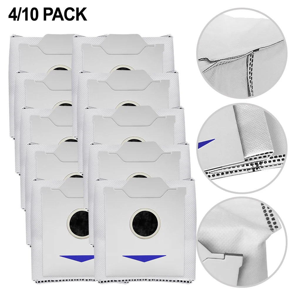 4/10pcs Non-woven Fabrics Dust Bags For Ecovacs For DEEBOT N30 For Omni Vacuum cleaner Replacement Accessories