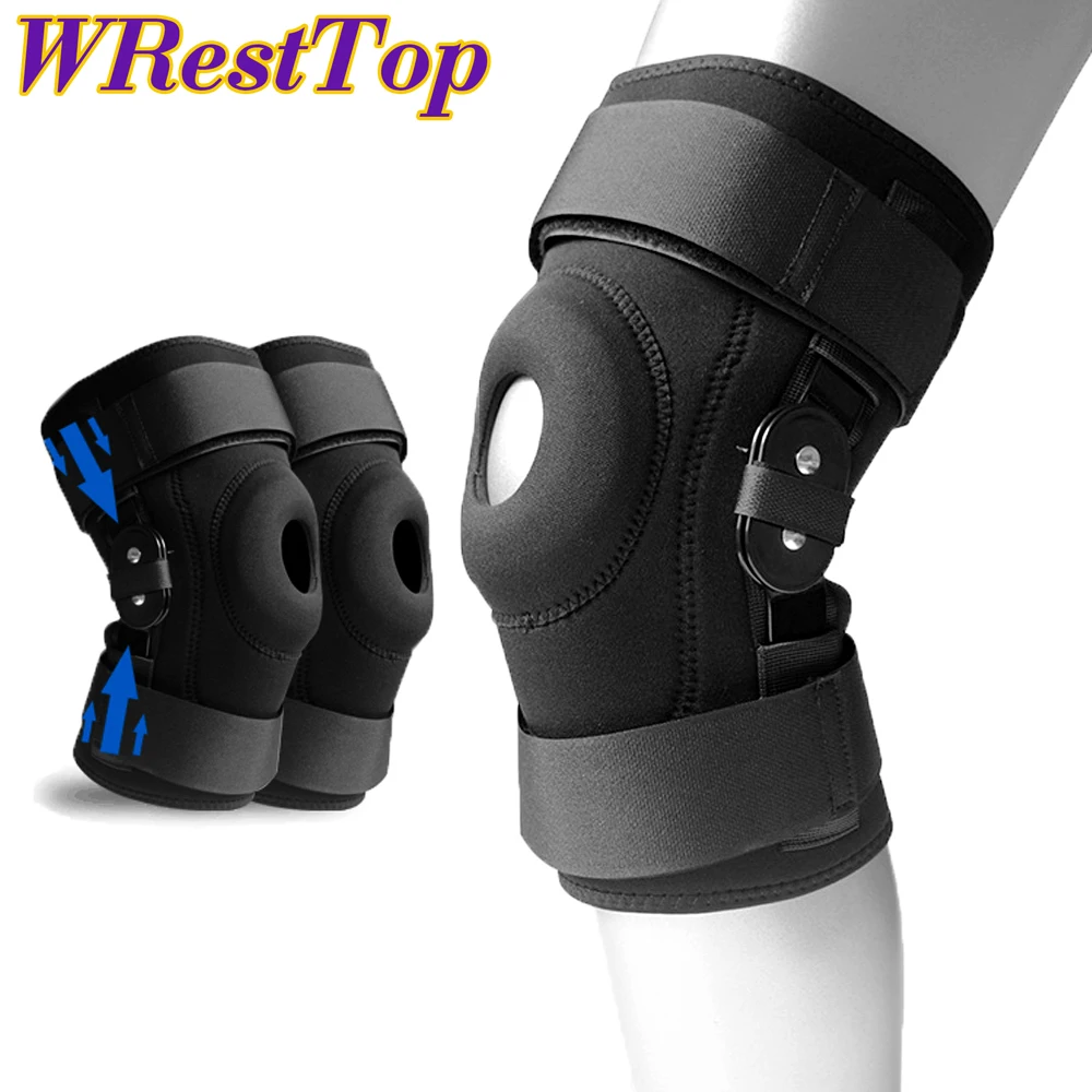 Hinged Knee Brace for Men Women, Knee Support Relief for Arthritis Joint, Swollen ACL, Tendonitis, Ligament and Meniscus Injury