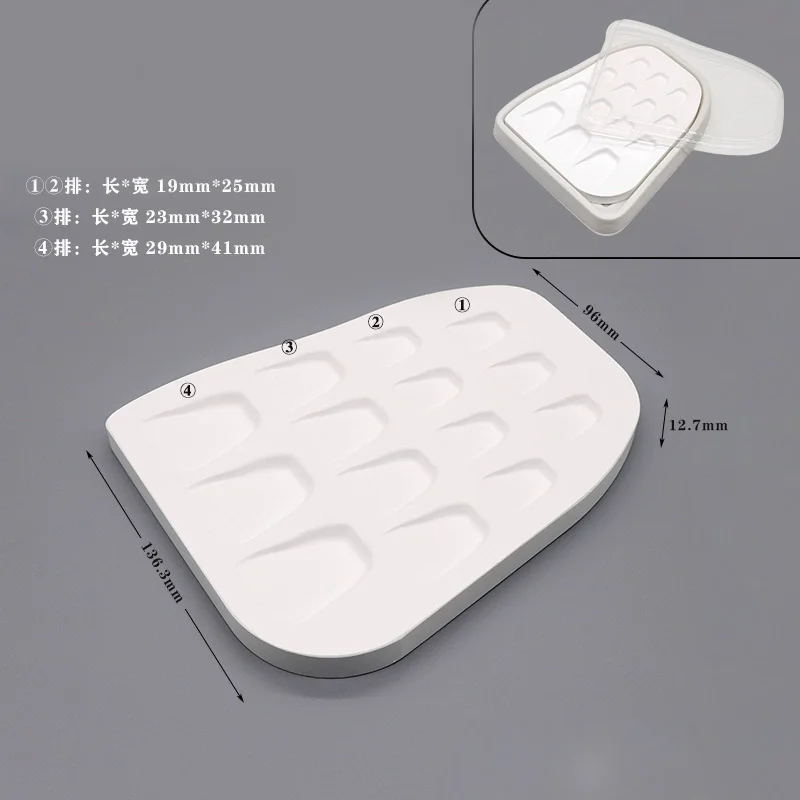 1Piece Dental Porcelain Mixing Plate