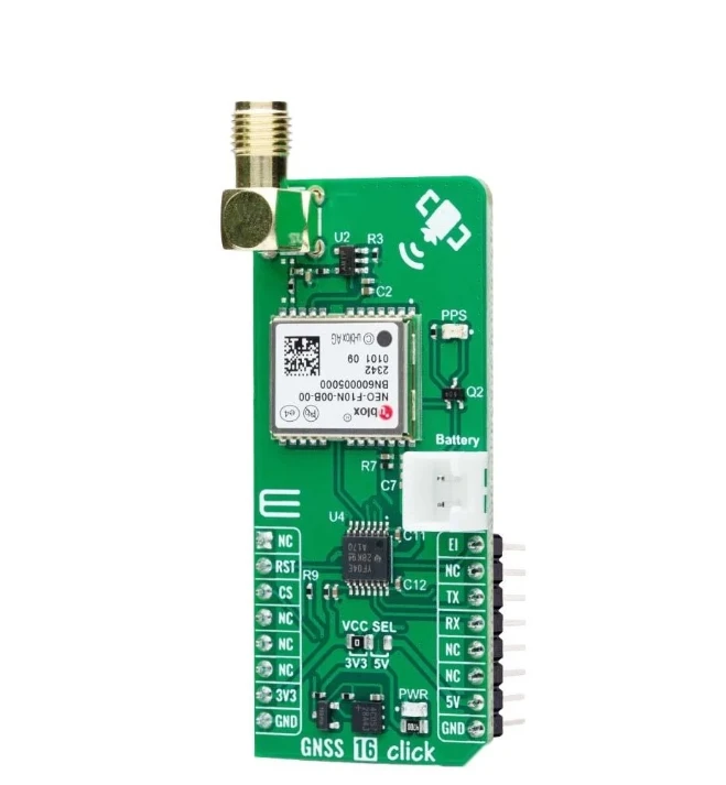 

MIKROE-6129 GNSS, 16 кликов, инструменты для разработки GPS