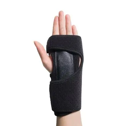 

Gear wrist fracture fixation splint and wristbands rehabilitation movement with a sprain