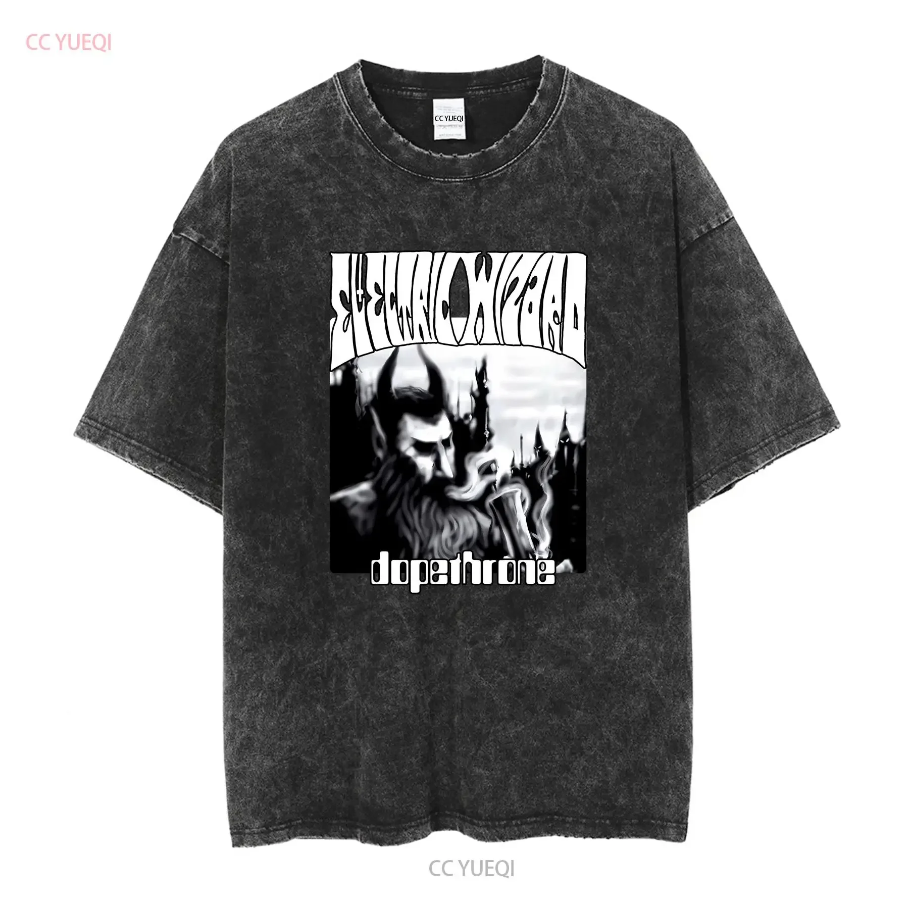Electric Wizard Dopethrone T Shirt U4925 vintage Washed Breathable graphic streetwear homme Unisex Versatile Comfortable