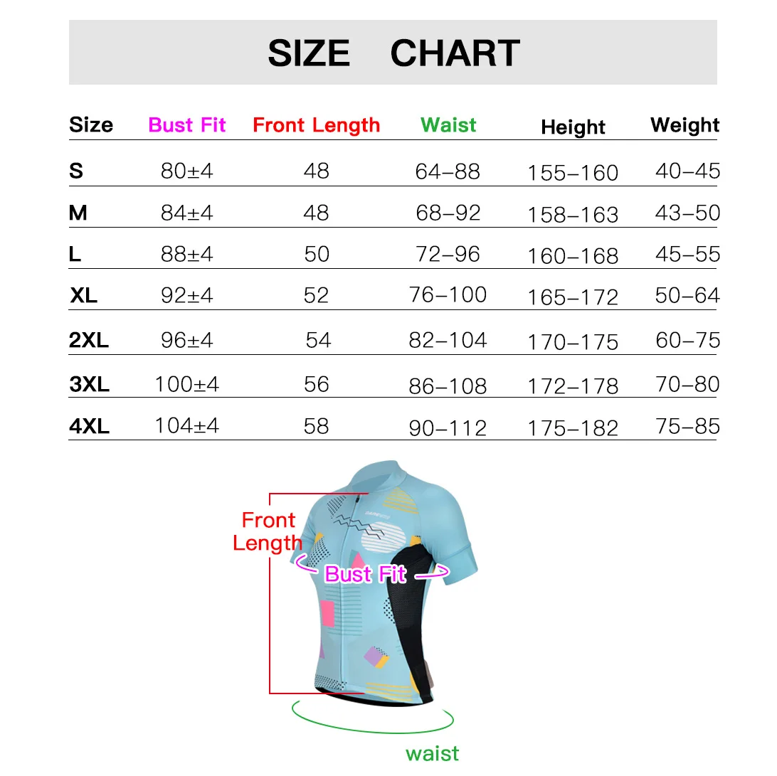 DAREVIE Women Cycling Maillot Summer Women\'s Cycling Set Jersey Non-Slip Cool Breathable Quick-Dry Pro Slim Cycling Clothing