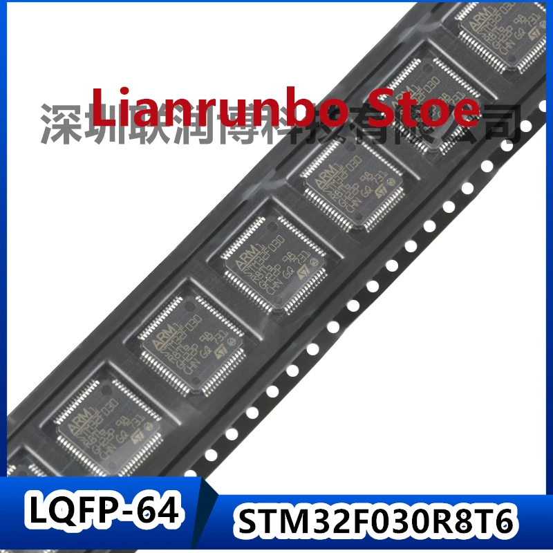 

Новый оригинальный STM32F030R8T6 LQFP-64 ARM Cortex-M0 32-битный микроконтроллер MCU