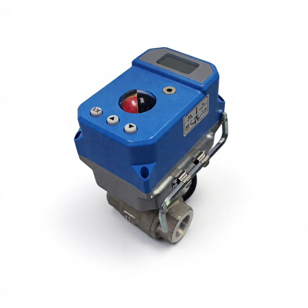 

30 Nm High-Temperature Resistant Intelligent Electric Ball Valve SS304 1-2 Inches AC/DC 9-24V/220V Water OEM Available