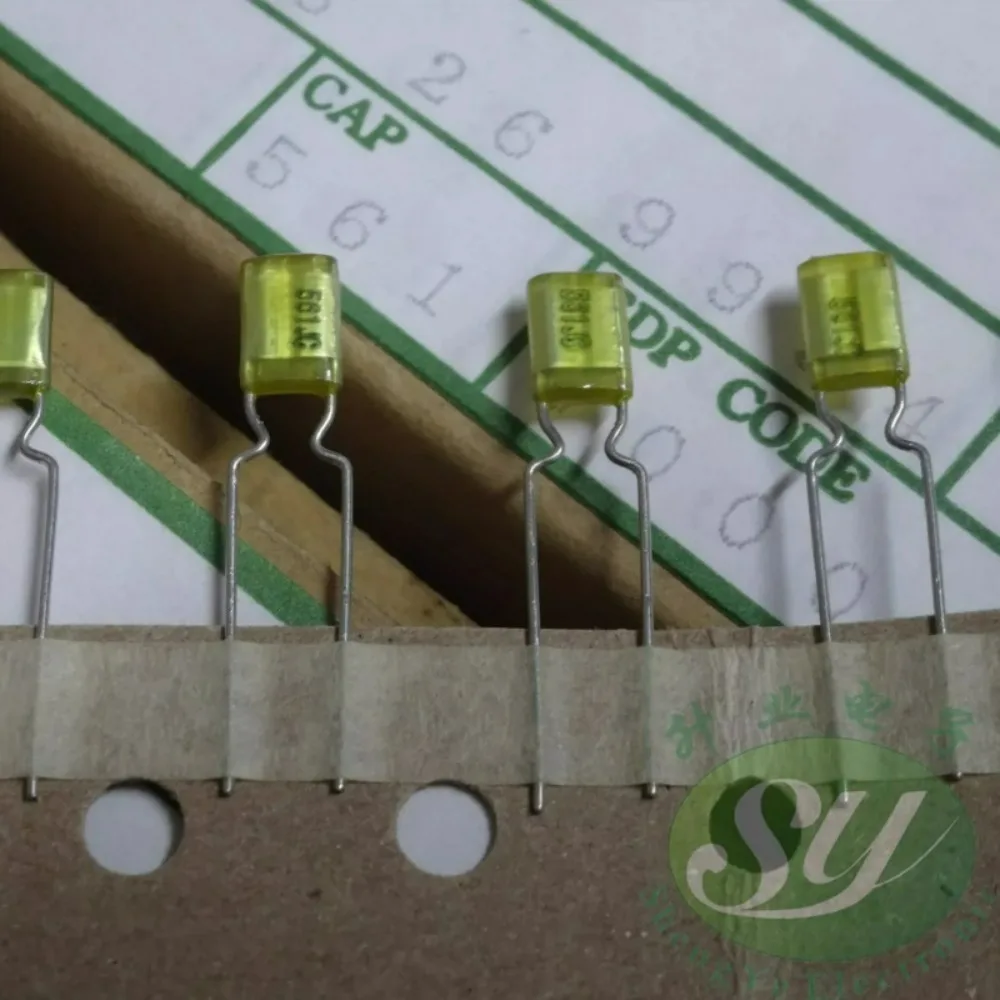 20pcs/lot NIS 0.00056uf 50V 0.56nf 560pf 561 Brand New 5mm Audiophile-Grade Audio Capacitor AMZV