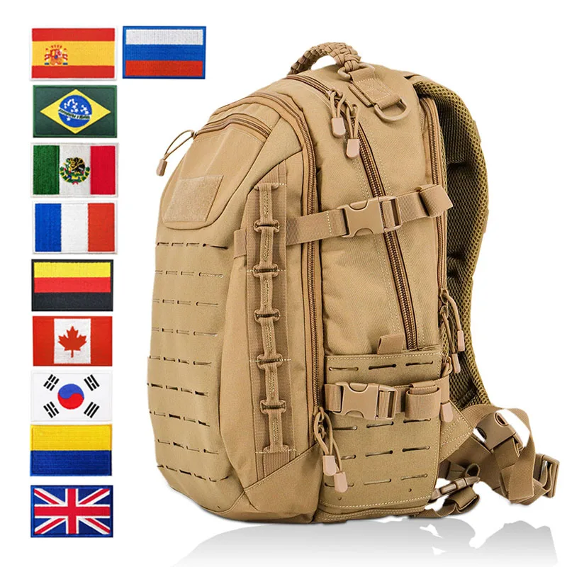 Outdoor Backpack Military Training Tactical Men Travel Bag Fitness Army Fan Dragon Egg Rucksack Male Camouflage Mountaineering B