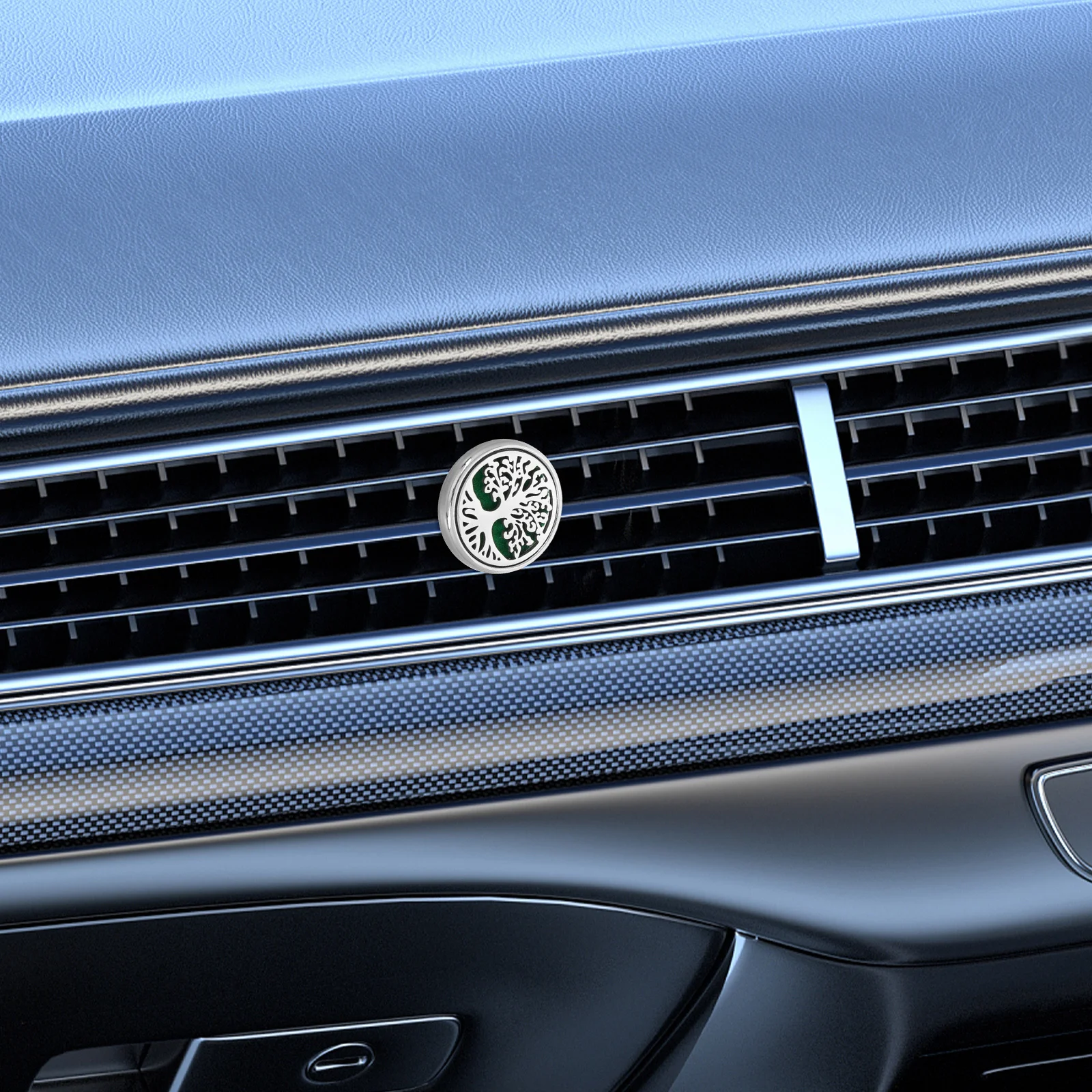 

Car Diffuser Vent Clip Hollow Tree of Life Design Refillable Aromatherapy Essential Oil Car Air Freshener Vent Clip Auto