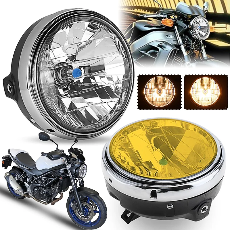 

7 Inch H4 LED Motorcycle Round Headlight For Honda CB400 CB900 CB130 CB750 CB1100 Universal Motorcycle Headlamp
