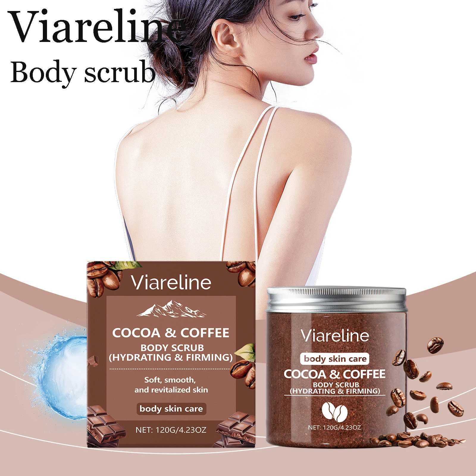 

Natural Coffee Body Scrub Cream Moisturizing Body Anti-oxidation Remove Dead Skins Improve Smoothness Softening Skin Scrub Cream