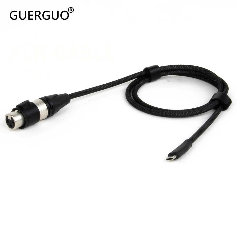 USB C to XLR Audio Cable,USB Type C to Waterproof 3Pin XLR Male/Female Converter Adapter for Mixers,Speakers,Power Amplifiers