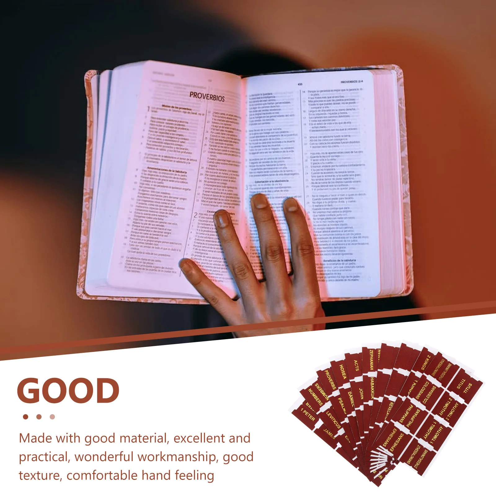 

1Set Bible Index Tabs Book Dividers Accurate Reference Bible Study Supplies Men Women Enthusiasts Book Tabs