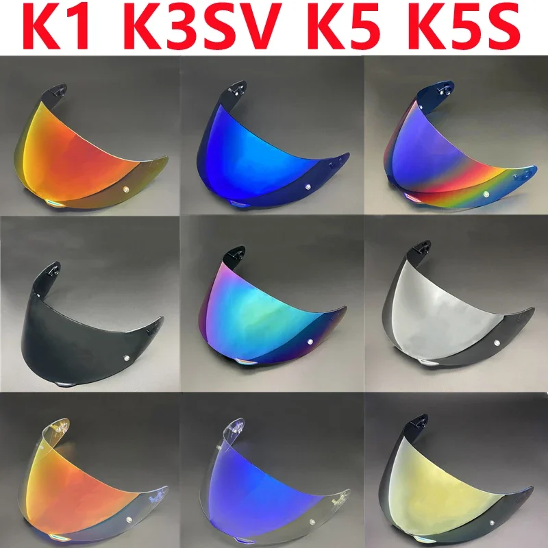 K1 Visor for AGV K3SV K1S K5S K5 helmet shield uv protected casco moto visera face shield Motorbike full face helmet visor